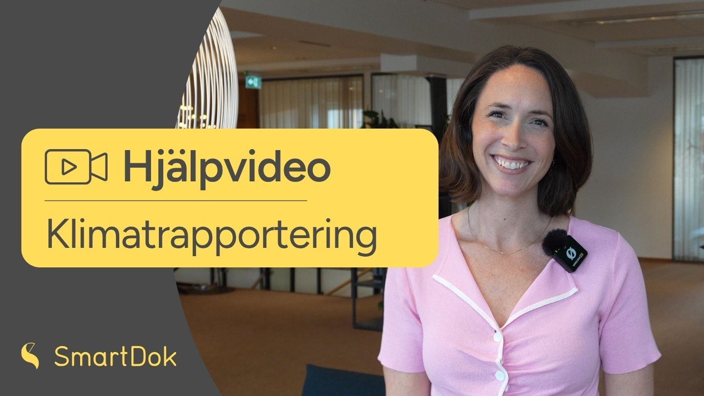 Hjälpvideo klimatrapportering