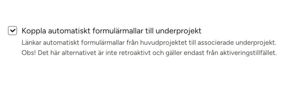 Koppla automatiskt formulärmallar bild